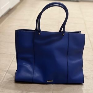 Blue Rebecca Minkoff tote handbag